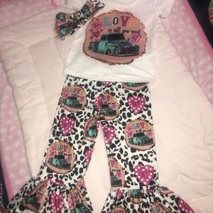 3 piece outfit set 2t
